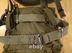 Austrian Military M58 Pattern Harness, Backpack and Daypack with Belt Army Olive