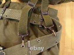 Austrian Military M58 Pattern Harness, Backpack and Daypack with Belt Army Olive