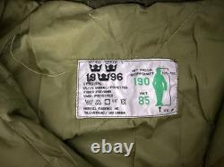 Authentic Swedish Army Military M90 Insulated Parka Size 190/85 (XL)