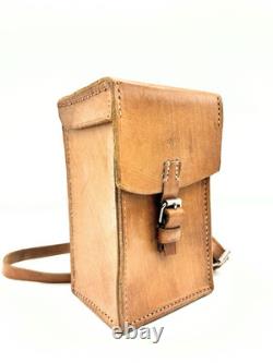 Authentic Swedish Military Leather Utility Pouch Genuine Swedish Army Surplus