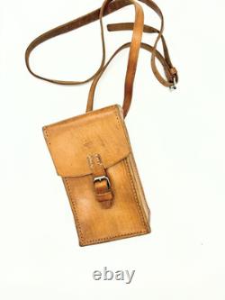 Authentic Swedish Military Leather Utility Pouch Genuine Swedish Army Surplus