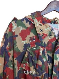 Authentic Swiss Army M70 Alpenflage Parka with Backpack Military Surplus Jacket