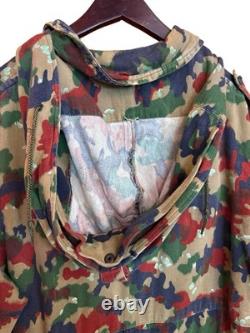 Authentic Swiss Army M70 Alpenflage Parka with Backpack Military Surplus Jacket
