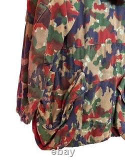 Authentic Swiss Army M70 Alpenflage Parka with Backpack Military Surplus Jacket