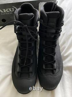 BNIB AKU Goretex Tactical Walking Military Boots Black Size 10 L High Liability