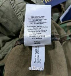 BNWT Ralph Lauren Mens Field Jacket Camouflage Combat Surplus 1943 Sz L RRP£389