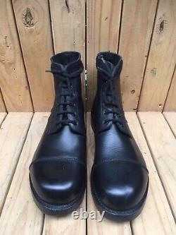 BRITISH ARMY Black AMMO BOOTS Military Royal Guards Parade Hobnail Cadets 10 L