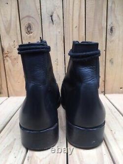 BRITISH ARMY Black AMMO BOOTS Military Royal Guards Parade Hobnail Cadets 10 L