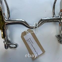 BRITISH MILITARY RHA KINGS TROOP SILVER METAL HORSE MULE BIT New condition