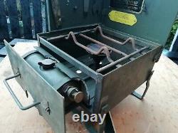 BRITISH MILITARY STOVE COOKER PORTABLE No 2 & 3 PETROL 1965 WITH TOOLS