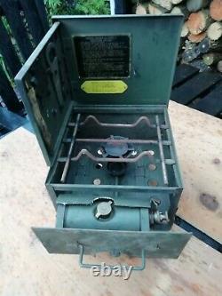 BRITISH MILITARY STOVE COOKER PORTABLE No 2 & 3 PETROL 1965 WITH TOOLS