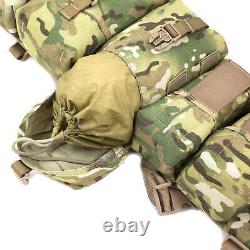 BULLDOG AIRBORNE WEBBING SET WITH MOLLE YOKE 4 POUCH Military Para SF MTC Camo