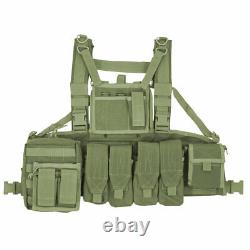 BULLDOG OPERATOR MOLLE CHEST RIG OLIVE GREEN Military Army Tactical Vest Carrier