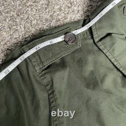 Banana Republic Field Jacket Mens Large Green Military Surplus Coat Zip NWT Flex