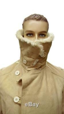 Bekesha Uniform Jacket Russian Army Officer Winter Sheepskin Coat USSR TULUP Fur