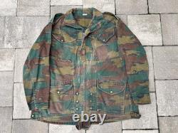 Belgian Jigsaw Camo Pullover Jacket Smock Half Zip Army Military