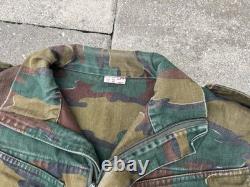 Belgian Jigsaw Camo Pullover Jacket Smock Half Zip Army Military