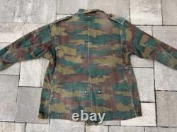 Belgian Jigsaw Camo Pullover Jacket Smock Half Zip Army Military