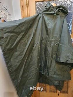 Belstaff Military Army Issue Smock Poncho Ground Sheet Tent rain mac waterproof