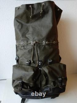 Black 1985 Swiss Army Military Rubberized Waterproof Rucksack X-Large Backpack