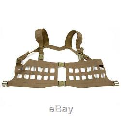 Blue Force Gear SPLITminus Military Army MOLLE Chest Rig Harness Coyote Brown