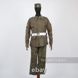 Bosnia Serbia VRS Army Green Tiger Pattern Military Police Uniform Super RARE