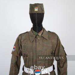 Bosnia Serbia VRS Army Green Tiger Pattern Military Police Uniform Super RARE