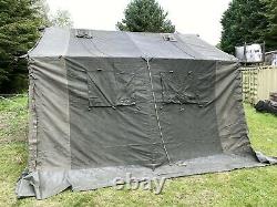 British Army 12x12 Tent Rare Mk1 Military Tent Shelter Old School Canvas Part