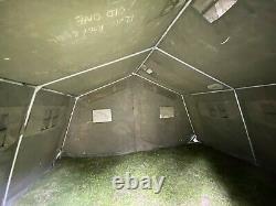 British Army 12x12 Tent Rare Mk1 Military Tent Shelter Old School Canvas Part