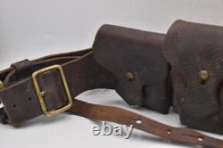 British Army 1903 Pattern Leather Ammunition Bandolier Military Surplus