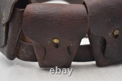 British Army 1903 Pattern Leather Ammunition Bandolier Military Surplus