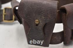 British Army 1903 Pattern Leather Ammunition Bandolier Military Surplus