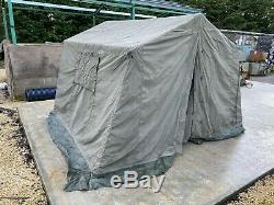 British Army 9x9 Canvas Land Rover Tent Military COMPLETE 4x4 Expedition Tent