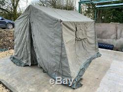 British Army 9x9 Canvas Land Rover Tent Military COMPLETE 4x4 Expedition Tent