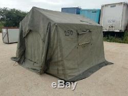 British Army 9x9 Land Rover Tent COMPLETE Military Surplus Command Tent
