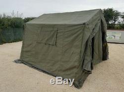 British Army 9x9 Land Rover Tent VGC COMPLETE Military Surplus Command Tent