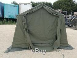 British Army 9x9 Land Rover Tent VGC COMPLETE Military Surplus Command Tent