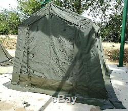 British Army 9x9 Land Rover WOLF Tent COMPLETE Military Surplus Command Tent