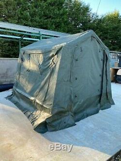 British Army 9x9 WOLF Tent Land Rover Command Military Canvas Complete VGC