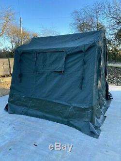 British Army 9x9 WOLF Tent Land Rover Command Military Canvas Complete VGC