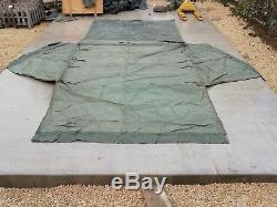 British Army CVRT Scorpion Fox Tent CANVAS & POLES Bivvy Bivi Shelter Military