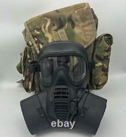 British Army GSR Gas Mask Size 2 2014 With Filters & Bag Military Survival Gear