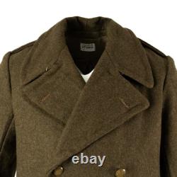 British Army Greatcoat 40 Pattern Wool WW2 Post War Era Military Surplus