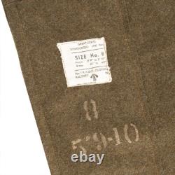 British Army Greatcoat 40 Pattern Wool WW2 Post War Era Military Surplus