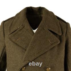 British Army Greatcoat 40 Pattern Wool WW2 Post War Era Military Surplus