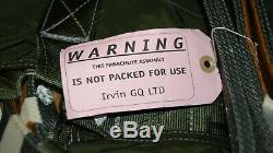 British Army Irvin Gq Ltd Secondary Parachute Brand New 10ft Military Issue Sas