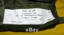 British Army Irvin Gq Ltd Secondary Parachute Brand New 10ft Military Issue Sas