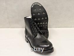 British Army Military Black Leather Ammo Parade Dress Boots John Land NEW