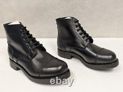 British Army Military Black Leather Ammo Parade Dress Boots John Land NEW