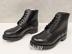 British Army Military Black Leather Ammo Parade Dress Boots John Land NEW